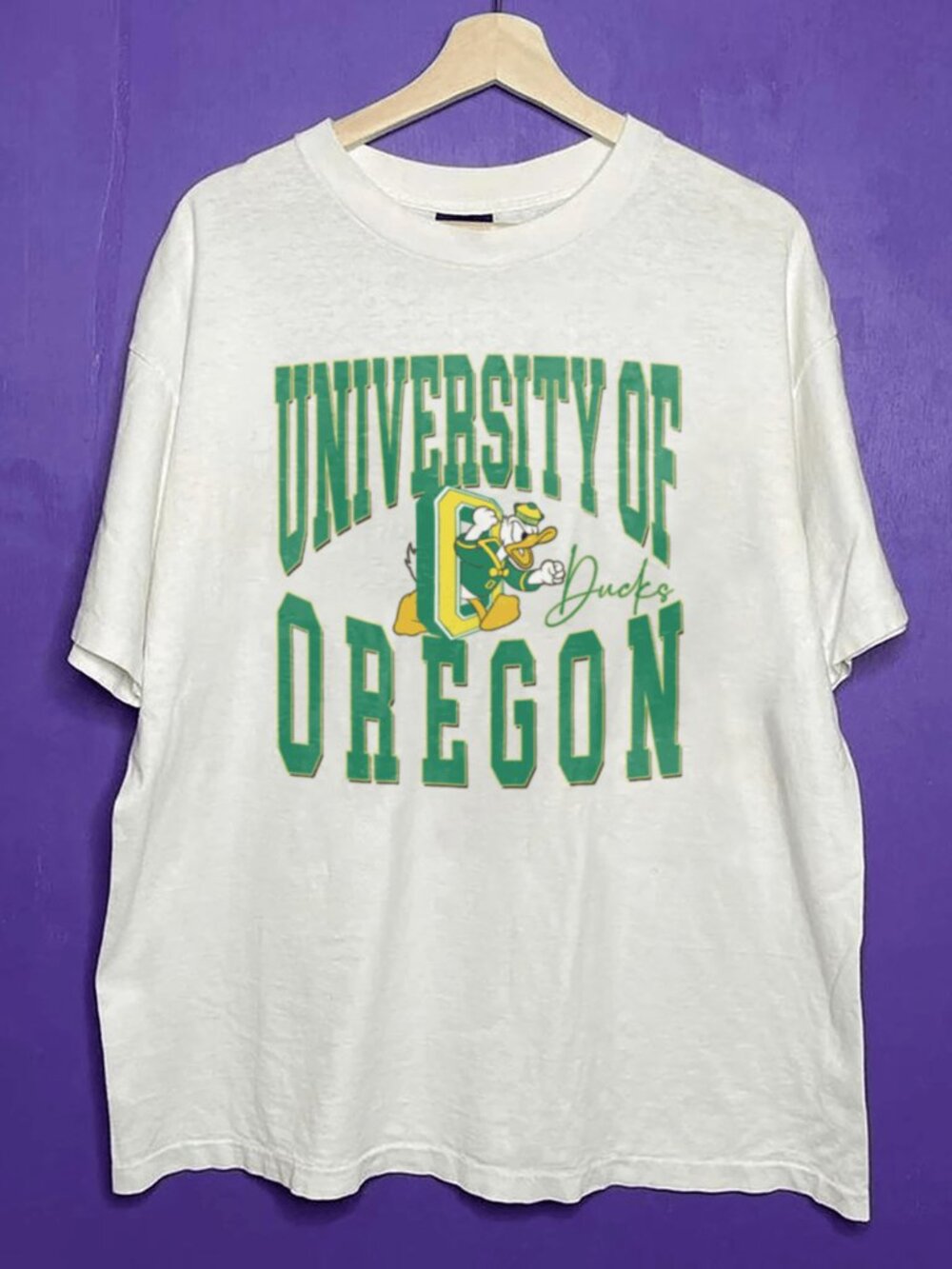 Vintage University of Oregon Shirt, Retro Oregon Ducks Football NCAA Shirt Tee